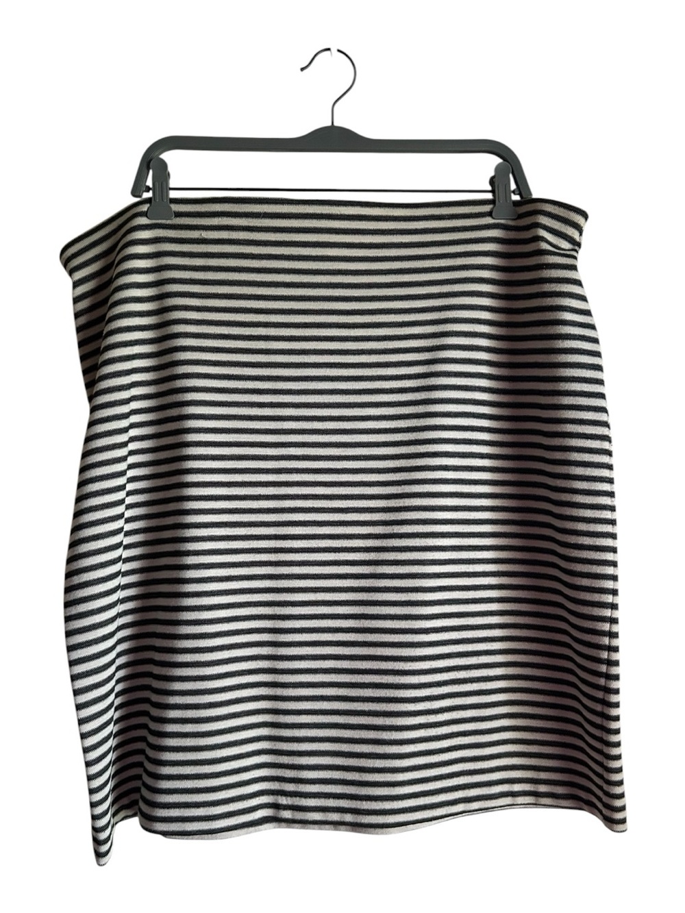 George Size XXL 20 Black and White Striped Mini Skirt